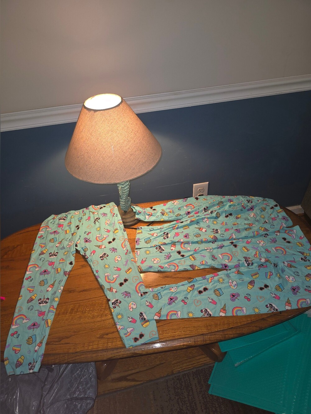 Children's Place Girls Leggings (Panda/Koala/Rainbow) Size XXL/16 ..Set Of 3